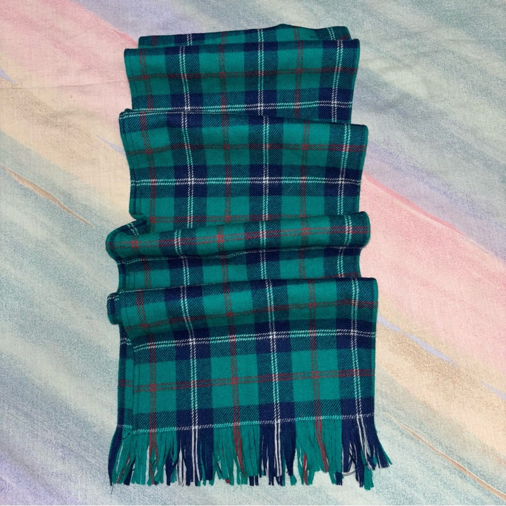 Pendleton Wool Scarf. Tartan Plaid.